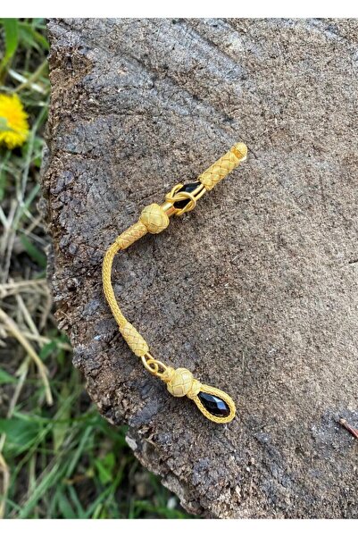 KAZZAZE Ciucuri de piatră neagră argintie aurita