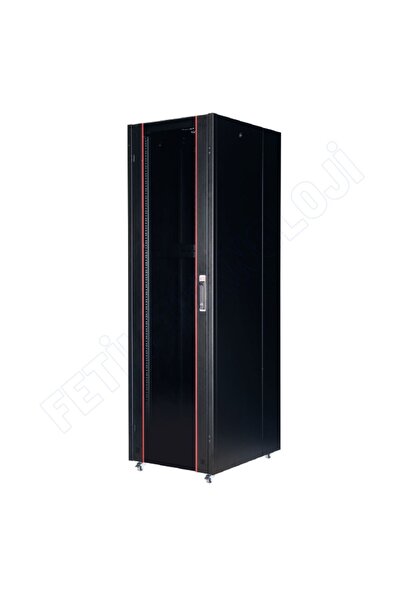 (LN-FX26U6060-BL-B) 26u W600mm X D600mm Dikili Tip Kabinet