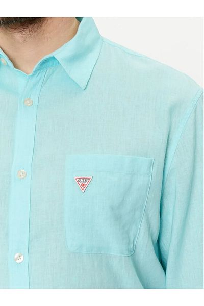 Guess Linen Regular Fit Shirt - F4GH00WG3L0-24
