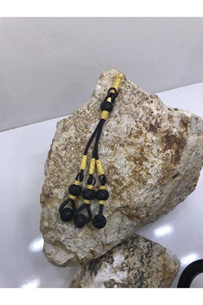 KAZZAZE Combinație neagră de aurire, bile suspendată, triplă, argintie, ciucuri de mărgele de rugăciune