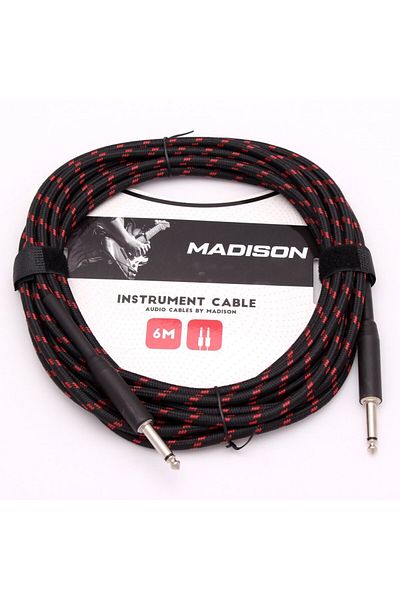 Madison ΚΑΛΩΔΙΟ ΜΟΝΑΔΑΣ ΜΟΝΑΔΑΣ MADISON 3 ΜΕΤΡΑ ΚΟΚΚΙΝΟ ΜΑΥΡΟ ΡΙΓΕ
