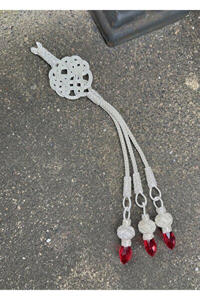 KAZZAZE Kazaziye Love Knot și Zircon cu pietre aplicate Tassel de rugăciune d...