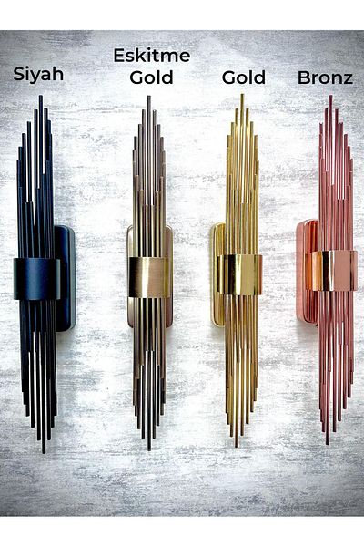 Birdeco Home Wall Sconces, Wall Sconce Lighting Gold Led Wall Lamp Wh-1081