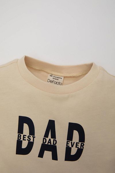 DeFacto Baby Boy - Crew Neck Printed Short Sleeve T-Shirt C3997a524sm