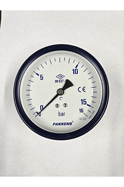 Pakkens ÇAP 100 ARKADAN 16 BAR KURU MANOMETRE - PAKKENS
