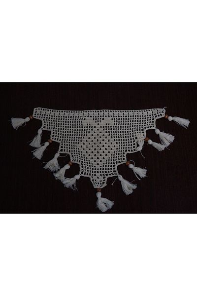 Buldan Concept 5 Pieces Strawberry Patterned Hand Lace Fringe