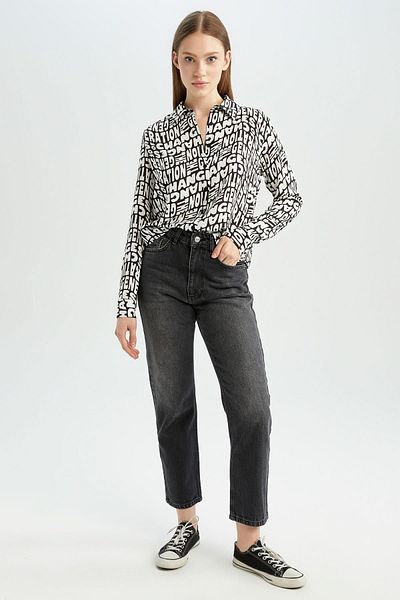DeFacto Cămașă cu mânecă lungă cu model regular fit - Coool Y5301az22au
