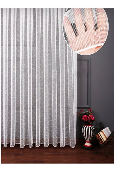 LUNETT HOME READY TO USE LINEN SCORTS MEDIUM PLEATED 1X2,5 TULLE CURTAIN