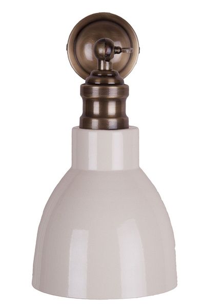 Fivorno Aydınlatma The Pain Series Antique Wall Sconce - Cream Color with Metal Hat