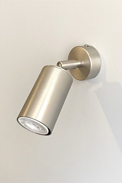Fivorno Aydınlatma Tube Mat Krom Renk Kaplamalı Mafsallı Spot Aplik - (ampul Dahil)