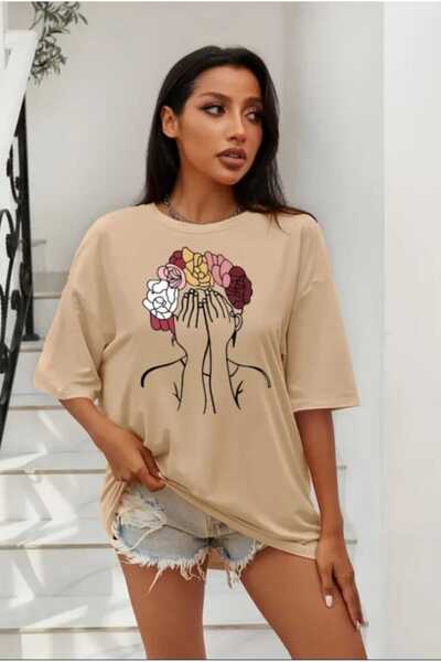 WOODROFFE Ženska majica sa širokim izrezom - sa printom i ležerna