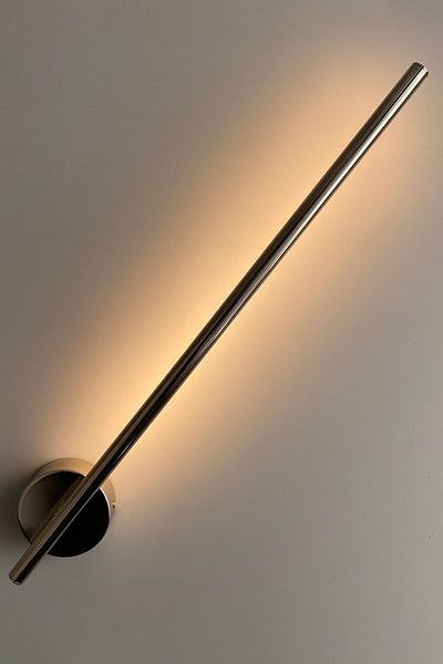 Fivorno Aydınlatma Long Led Silver Color Coated 65cm Sconce - 360 Degree Movement