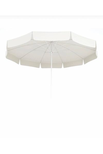 Genel Markalar 2 Mt Krem Plaj Şemsiyesi, hafif ve şık güneş koruyucu şemsiye