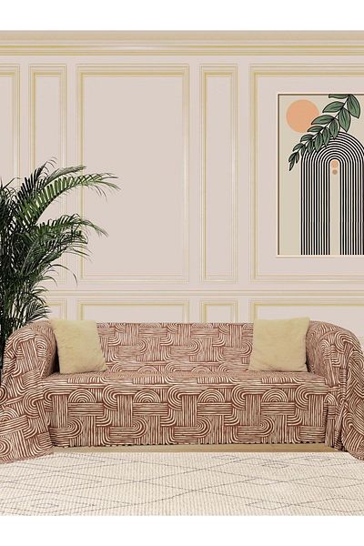 Latuda Concept Softmicro Rainbow Pattern 180x220 Boho canapea pătură - șal, husă de canapea, plăci TV