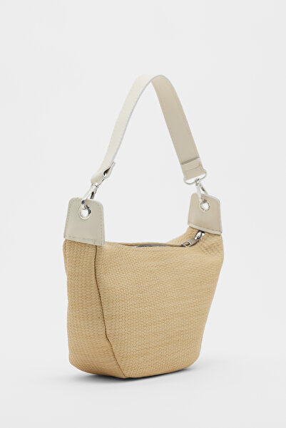 ALTUDA Γυναικεία τσάντα ώμου με ψάθινο σχέδιο - Cross Strap Sumy