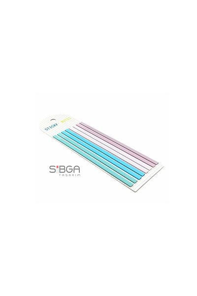 sibga tasarım Thin Long Strip Transparent Colored Postit Post-it Post ItBookmark Bookmark Postit Sticker 160 Sheets