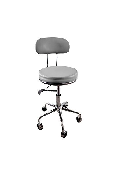 sandalyecafesi Arena Deri Arkalıklı Tekerlekli Tabure Modelleri