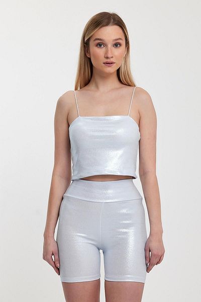 Penyelux Gray Flexlift Women's Sports Blouse - Thin Straps, Sport & Fitness Performance Bustier