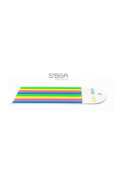 sibga tasarım Thin Long Strip Transparent Colored Postit Post-it Post ItBookmark Bookmark Postit Sticker 160 Sheets