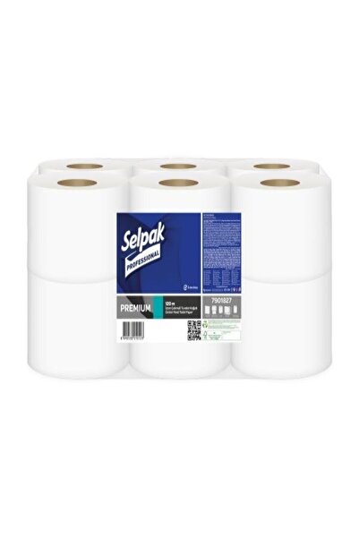 Selpak Professional SELPAK Mini Içten Çekmeli Tuvalet Kağıdı 120 mt.