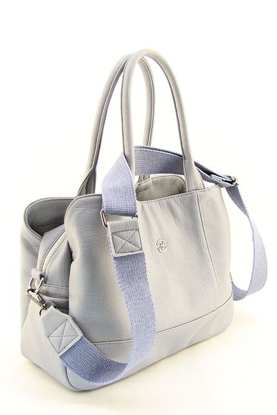 HNB Gray Casual Women's Shoulder Bag - Multi-Compartment
