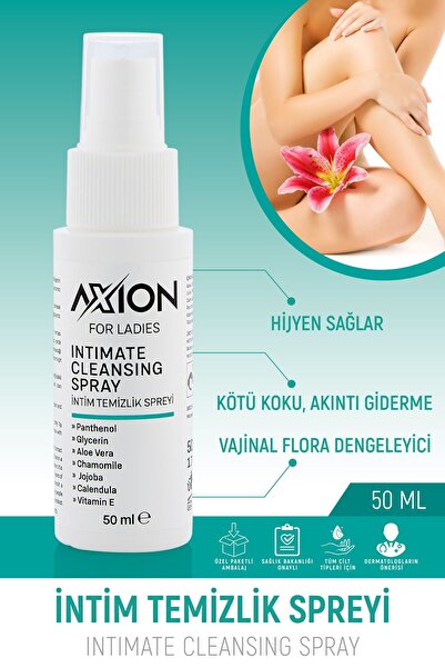 AXION İntim Genital Bölge Temizlik (HİJYEN) Spreyi - 50 ml