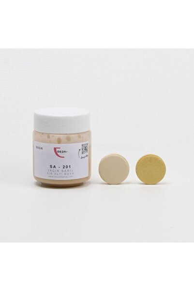 Tezza Bianca Sır Altı Seramik Boya Çini & Porselen Açık Sarı / Sa 201 50 Gr.