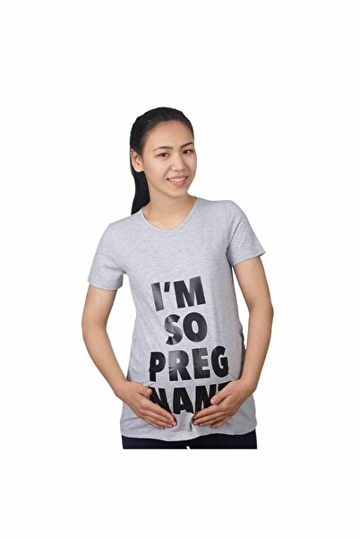 Mummy's Baby Μπλουζάκι εγκυμοσύνης Pregnant Grey