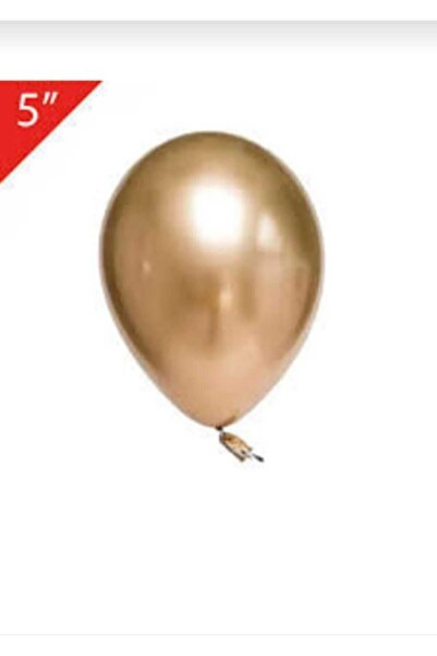 Kalisan 5 inc (küçük) Krom Balon Gold (10 adet)