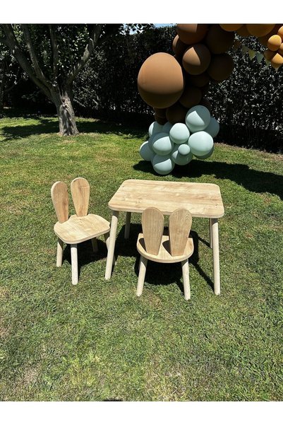 The Mimar The Kids Masa Ve  2 Sandalye