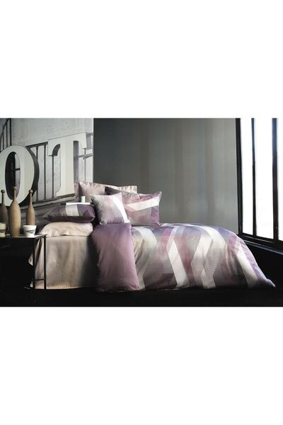 İssimo غطاء لحاف مزدوج من الساتان القطني الرقمي من Home Helix