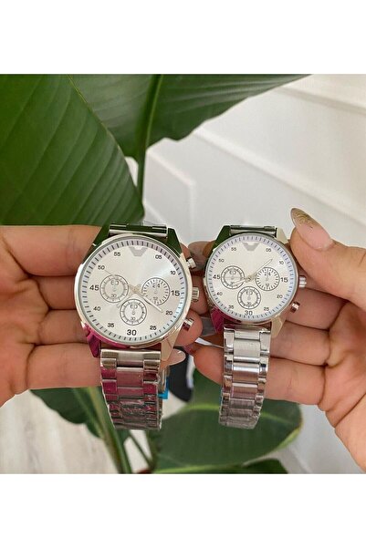ÇENÇEN Çift Saatleri / Superstar Series Trend Moda Çelik Sevgili Kol Saatleri
