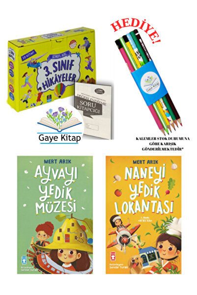 Timaş Çocuk 3. Sınıf Hikayeler Okuma Seti 10 Kitap-ayvayı Yedik Müzesi-naneyi...