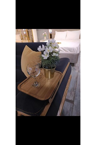 ABB Koltuk Sehpası -ahşap Kolçak Tepsi-sehpa-kol Sehpası