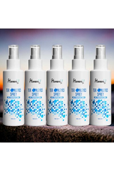 Homm Bitkisel HOMM BİTKİSEL TER ÖNLEYİCİ SPREY 100 ML 5 ADET