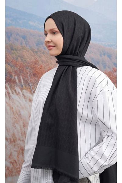 ARMANDA Βαμβακερό μονόγραμμα Shawl Armanda