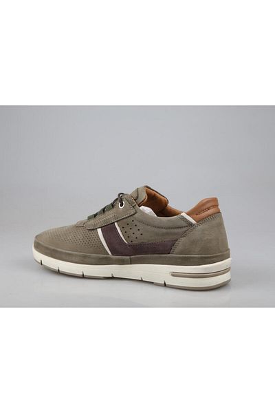 KOMCERO 4Y2153 Genuine Leather Khaki Nubuck Men's Casual Shoes