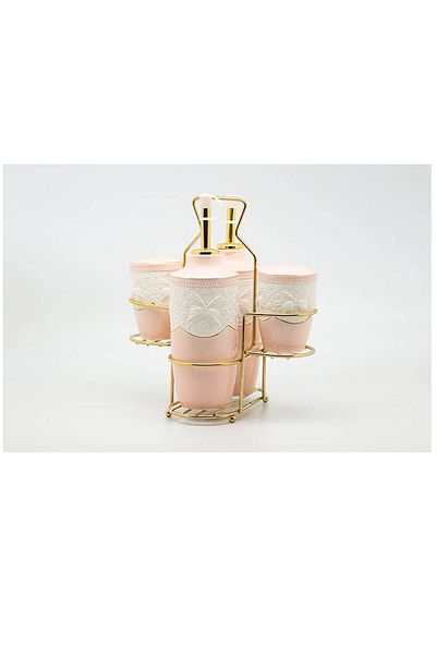 Lucena Ceramic Oil Vinegar Salt and Pepper Shakers Set - Model - B