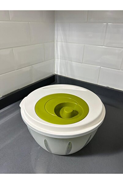 UZUN STORE Green Centrifugal Salad Dryer - Vegetable Dryer