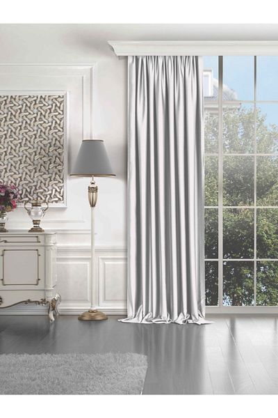 Perle Quartz Blackout Light Gray Color Blackout Curtain