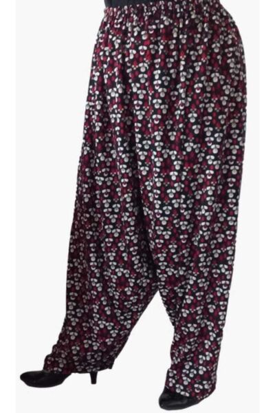 DESENLI GELINCIK Yukarıdan Ağlı Jarse Şalvar