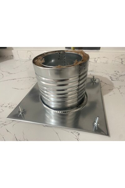 Tunca Pelet Soba baca adaptörü izolasyonlu 10 cm lik borular için