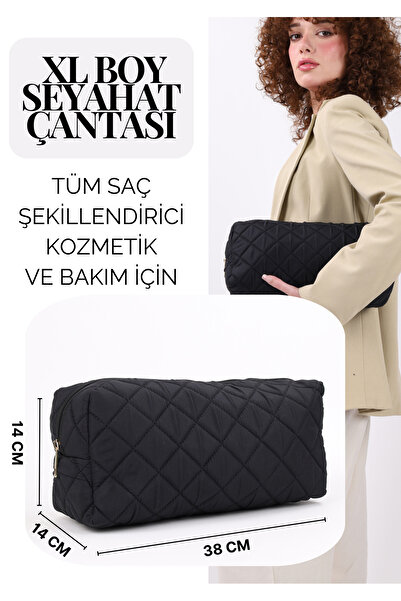 NOTHING Пътна чанта с размер XL за прическа и козметика