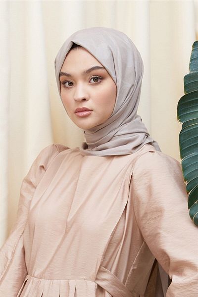 Loryan Kianna Mink Shawl - Leaf Pattern, Cotton Jacquard