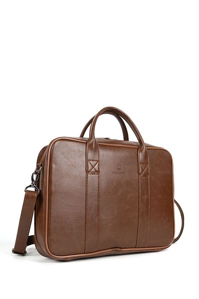 Sevinç Çanta Deridense Macbook Organizer - Χαρτοφύλακας Laptop 13" & 14" Tan