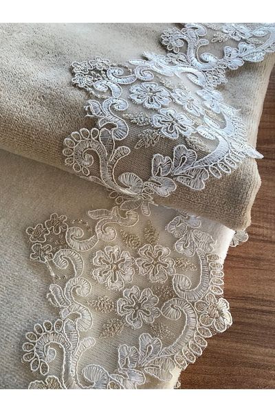 Çeyiz Bahçesi Πετσέτα χεριών Nora Double Velvet