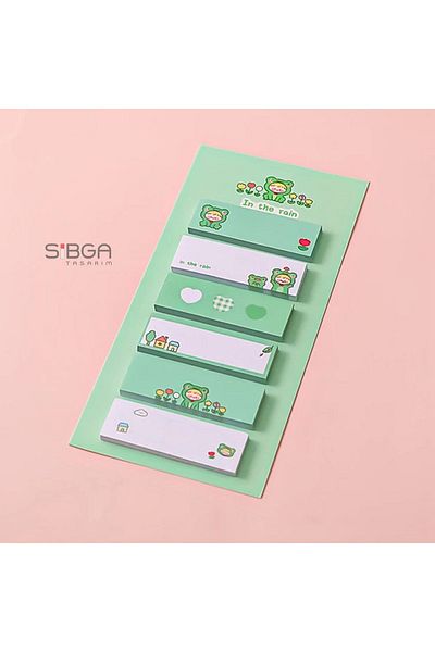 sibga tasarım Colorful Postit for Children Post-it Post It.Bookmark Bookmark Sticker Note Paper Paper 120 Sheets