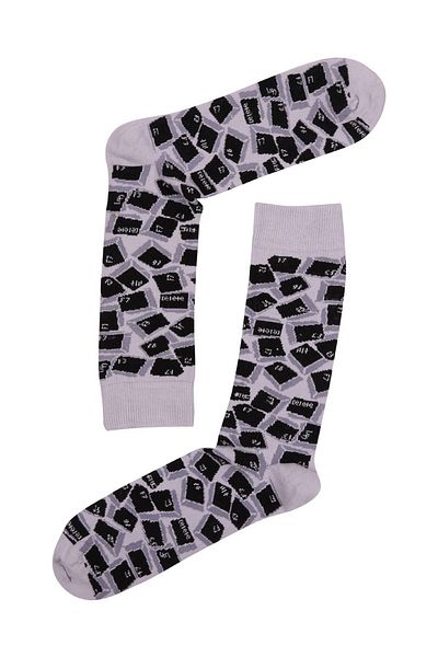 The Socks Company Мъжки сиви чорапи 15kdcr128e-сиви