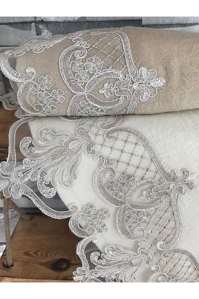 Çeyiz Bahçesi Σετ πετσετών French Guipure Sparkle Velvet 50&90