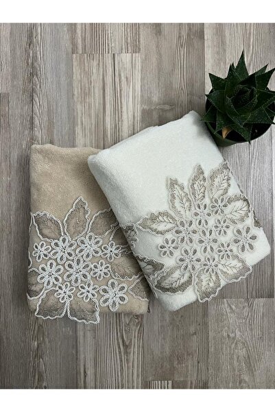 Çeyiz Bahçesi Yaprak Somot Peškir za ruke i lice 50/90cm